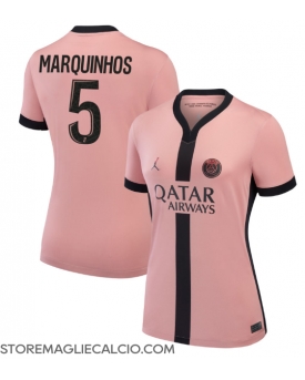 Paris Saint-Germain Marquinhos #5 Maglia Gara Terza Repliche 2024-25 Donna